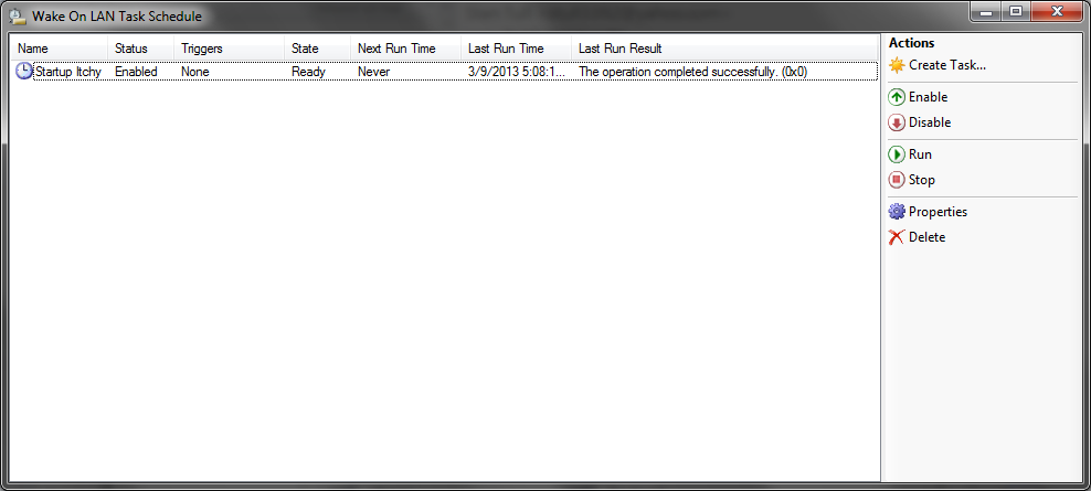 windows send wakeonlan packet